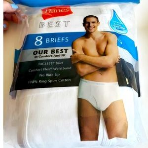 Hanes Best Comfort Flex Fit Men’s Briefs, 7 pairs, tagless, size 2XL